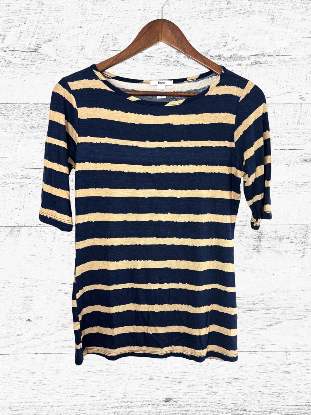 Bar III Striped Shirt NWT